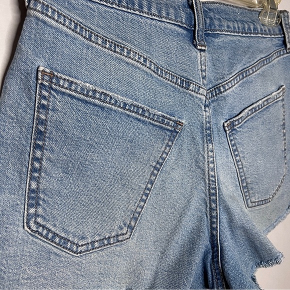 Universal Thread 90s Blue Jean Shorts High-Waisted Cut-Off Size 4R in EUC - Picture 4 of 9